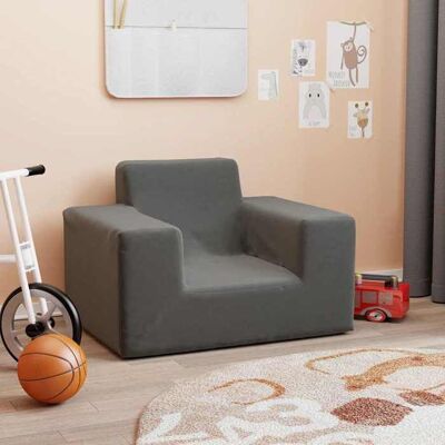 VIDAXL Anthracite Mobilier pour bébés - Canapé pour enfants Anthracite Peluche douce m8718 Gris - Publicité VIDAXL Anthracite Mobilier pour bébés - Canapé pour enfants Anthracite Peluche douce m8718 Gris - Publicité