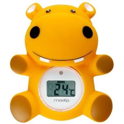 Maïka Thermomètre de bain Hippo orange large écran digital Orange - Publicité Maïka Thermomètre de bain Hippo orange large écran digital Orange - Publicité