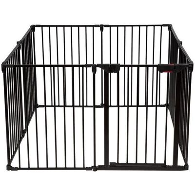 COSTWAY Barrière de Sécurité Enfant- Pare Feu Cheminée 500 cm - 8 Panneau Pliable-Système de Verrouillage -Assemblage Facile-Noir Noir - Publicité COSTWAY Barrière de Sécurité Enfant- Pare Feu Cheminée 500 cm - 8 Panneau Pliable-Système de Verrouillage -Assemblage Facile-Noir Noir - Publicité