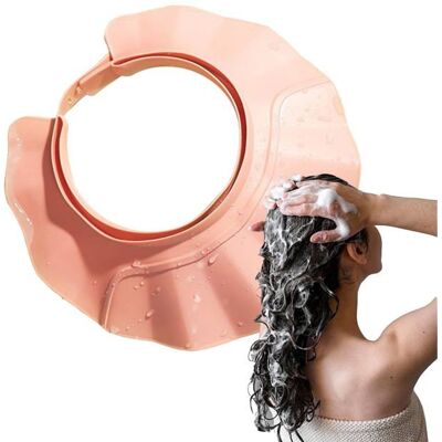 S'AGRANDIR Pare-éclaboussures de douche ajustable il suffit de mettre un bonnet de douche et de se laver les cheveux. Rose. Rose - Publicité S'AGRANDIR Pare-éclaboussures de douche ajustable il suffit de mettre un bonnet de douche et de se laver les cheveux. Rose. Rose - Publicité