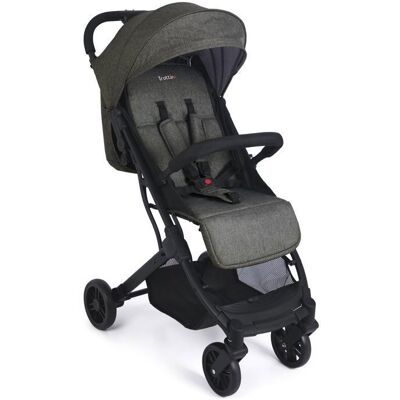 Poussette canne naissance ultra compacte TROTTINE Kentucky DarkGrey Gris - Publicité Poussette canne naissance ultra compacte TROTTINE Kentucky DarkGrey Gris - Publicité