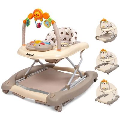 Baninni 5-en-1 Trotteur Maya Beige Beige - Publicité Baninni 5-en-1 Trotteur Maya Beige Beige - Publicité