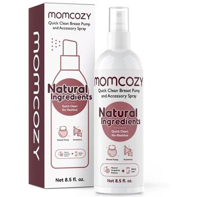 Momcozy Spray Nettoyant Tire-lait Portable Parfum Pamplemousse 250 ml – Accessoires Bébé inclus Blanc - Publicité Momcozy Spray Nettoyant Tire-lait Portable Parfum Pamplemousse 250 ml – Accessoires Bébé inclus Blanc - Publicité