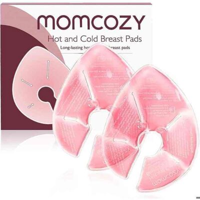 Momcozy Compresses de Thérapie Mammaire Grand Format Chaudes et Froides Coussinet dAllaitement avec 2 Housses Douces Lot de 2 Rose - Publicité Momcozy Compresses de Thérapie Mammaire Grand Format Chaudes et Froides Coussinet dAllaitement avec 2 Housses Douces Lot de 2 Rose - Publicité