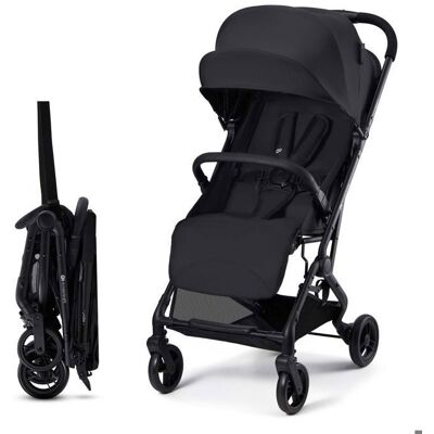 Poussette Canne Kinderkraft INDY 3 légère pliage une main CLICK & FOLD roues TPR frein central Noir Noir - Publicité Poussette Canne Kinderkraft INDY 3 légère pliage une main CLICK & FOLD roues TPR frein central Noir Noir - Publicité