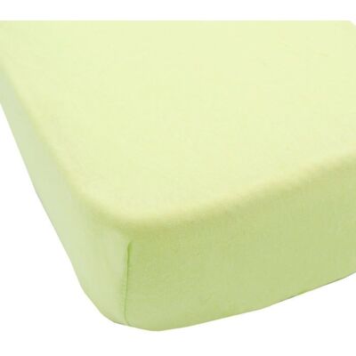 BABYCALIN Drap Housse Bébé Vert 60 x 120 cm Jersey 130gr/m² Vert - Publicité BABYCALIN Drap Housse Bébé Vert 60 x 120 cm Jersey 130gr/m² Vert - Publicité