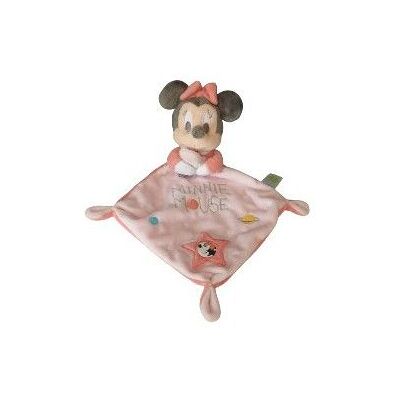 Doudou Minnie plat rose - Disney - Publicité Doudou Minnie plat rose - Disney - Publicité