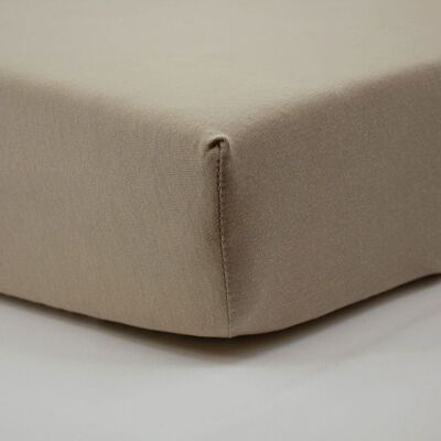 BABYCALIN Drap Housse Bébé Jersey Taupe 70 x 140 cm 130gr/m² Marron - Publicité BABYCALIN Drap Housse Bébé Jersey Taupe 70 x 140 cm 130gr/m² Marron - Publicité