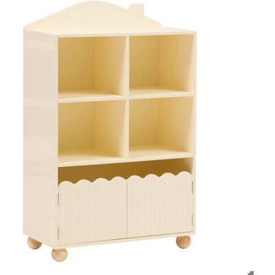 ATMOSPHERA CRÉATEUR D'INTÉRIEUR Bibliothèque Enfant Bouli 2 portes 4 Cases Beige 60x30x945 cm - Atmosphera Créateur dintérieur Beige - Publicité ATMOSPHERA CRÉATEUR D'INTÉRIEUR Bibliothèque Enfant Bouli 2 portes 4 Cases Beige 60x30x945 cm - Atmosphera Créateur dintérieur Beige - Publicité