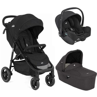 JOIE - Poussette Trio Litetrax + Siège auto i-Snug 2 + Nacelle Ramble Shale Noir - Publicité JOIE - Poussette Trio Litetrax + Siège auto i-Snug 2 + Nacelle Ramble Shale Noir - Publicité