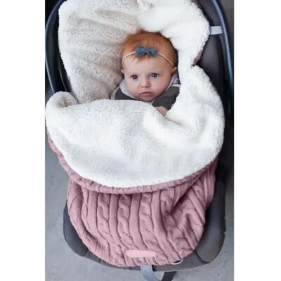 NOBRAND Poussette Chanceliere Couverture Enveloppante Universelle Bebe Nid dange Hiver pour Siège Auto Rose - Publicité NOBRAND Poussette Chanceliere Couverture Enveloppante Universelle Bebe Nid dange Hiver pour Siège Auto Rose - Publicité