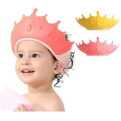 Chapeau Douche Bébé 2 pièces Visière Casquette de Bain Enfant Réglable Bonnet De Douche Bébé pour la Protection des yeux Blanc - Publicité Chapeau Douche Bébé 2 pièces Visière Casquette de Bain Enfant Réglable Bonnet De Douche Bébé pour la Protection des yeux Blanc - Publicité