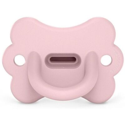 Sucette en silicone rose Suavinex - Développement du bébé - Publicité Sucette en silicone rose Suavinex - Développement du bébé - Publicité