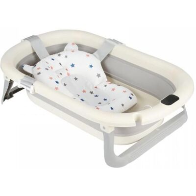 MIPAN. Baignoire Bébé Portable - Baignoire Bébé Pliable - Avec Tapis de Bain + Thermomètre Numérique - 71*43*18.5cm - Gris Gris - Publicité MIPAN. Baignoire Bébé Portable - Baignoire Bébé Pliable - Avec Tapis de Bain + Thermomètre Numérique - 71*43*18.5cm - Gris Gris - Publicité