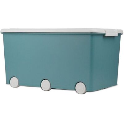 Coffre de rangement - THERMOBABY - PLAYBOX - Maxi - Vert azur Vert - Publicité Coffre de rangement - THERMOBABY - PLAYBOX - Maxi - Vert azur Vert - Publicité