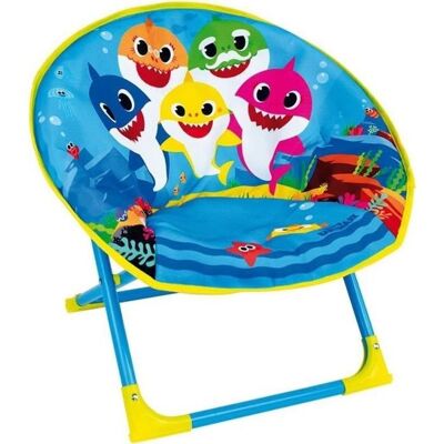 Siège lune pliant pour enfant - FUN HOUSE - BABY SHARK - Bleu - H.47x L.54x P.45 cm Bleu - Publicité Siège lune pliant pour enfant - FUN HOUSE - BABY SHARK - Bleu - H.47x L.54x P.45 cm Bleu - Publicité