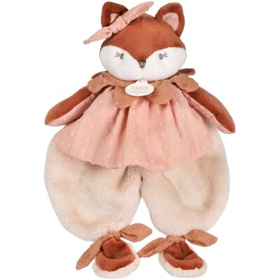 Doudou et Compagnie - Doudou plat Renard Mina 29 cm Rose - Publicité Doudou et Compagnie - Doudou plat Renard Mina 29 cm Rose - Publicité