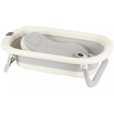 Baignoire pour Bébé Portable - Pliable - Avec Siege de Bain et Thermomètre Intégré - Gris - LVHCMFOHM Gris - Publicité Baignoire pour Bébé Portable - Pliable - Avec Siege de Bain et Thermomètre Intégré - Gris - LVHCMFOHM Gris - Publicité