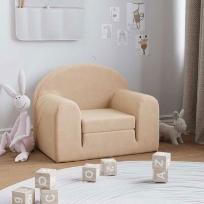 Fauteuil bebe - canape bebe Vidaxl - 357019 Beige - Publicité Fauteuil bebe - canape bebe Vidaxl - 357019 Beige - Publicité