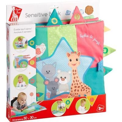 VULLI SOPHIE LA GIRAFE Sensitive Book Bleu - Publicité VULLI SOPHIE LA GIRAFE Sensitive Book Bleu - Publicité