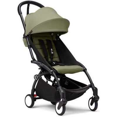 STOKKE - Poussette YOYO 3 Pack 6+ Olive Cadre Noir Noir - Publicité STOKKE - Poussette YOYO 3 Pack 6+ Olive Cadre Noir Noir - Publicité