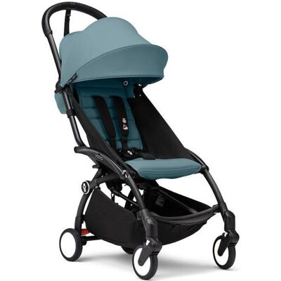 STOKKE - Poussette Yoyo 3 Pack 6 Aqua Cadre Noir Noir - Publicité STOKKE - Poussette Yoyo 3 Pack 6 Aqua Cadre Noir Noir - Publicité