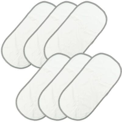 Lot de 6 Revêtements Imperméables Table à Langer 60x30cm - Réutilisables Souples - Change de Couche Bébé/Matelas Portable QIEDOVIEY - Publicité Lot de 6 Revêtements Imperméables Table à Langer 60x30cm - Réutilisables Souples - Change de Couche Bébé/Matelas Portable QIEDOVIEY - Publicité