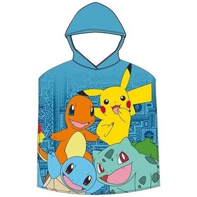 KID PARADISE Poncho de bain Pokémon Jaune - Publicité KID PARADISE Poncho de bain Pokémon Jaune - Publicité