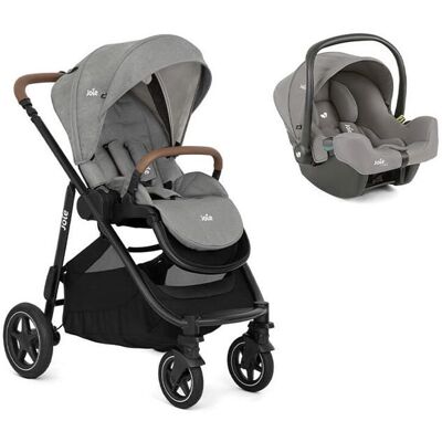 JOIE - Poussette Duo Versatrax + Siège auto i-Snug 2 Pebble Gris - Publicité JOIE - Poussette Duo Versatrax + Siège auto i-Snug 2 Pebble Gris - Publicité