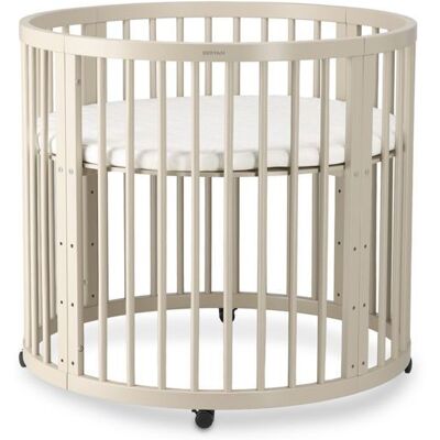 Parc bébé Deryan Willow - Parc rond en bois avec matelas inclus - Sable Blanc - Publicité Parc bébé Deryan Willow - Parc rond en bois avec matelas inclus - Sable Blanc - Publicité