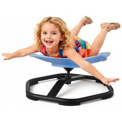 VEVOR Chaise Pivotante pour Enfants Capacité 100 kg Chaise Tournante Sensorielle Siège Rotatif à Motif Éléphant Base Antidérapante Bleu - Publicité VEVOR Chaise Pivotante pour Enfants Capacité 100 kg Chaise Tournante Sensorielle Siège Rotatif à Motif Éléphant Base Antidérapante Bleu - Publicité