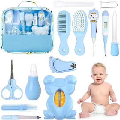 Kit de Soins pour Bébé 13pcs / Set Accessoires de Soins de Santé pour Accessoires de Soins de Santé pour Voyage à Domicile(Bleu) Bleu - Publicité Kit de Soins pour Bébé 13pcs / Set Accessoires de Soins de Santé pour Accessoires de Soins de Santé pour Voyage à Domicile(Bleu) Bleu - Publicité