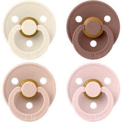 BIBS Tétine Taille 2 Ivory/Blush/Woodchuck/Blossom - Tétine - Publicité BIBS Tétine Taille 2 Ivory/Blush/Woodchuck/Blossom - Tétine - Publicité