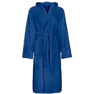 VIDAXL Peignoir en coton KINN XXL bleu - ceinture ajustable sortie de bain Bleu - Publicité VIDAXL Peignoir en coton KINN XXL bleu - ceinture ajustable sortie de bain Bleu - Publicité