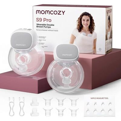 Momcozy S9 Pro Tire-lait Électrique Portable Gris Lot de 2 Gris - Publicité Momcozy S9 Pro Tire-lait Électrique Portable Gris Lot de 2 Gris - Publicité