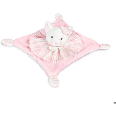 DOUDOU ET COMPAGNIE - Peluche chat les Chouchoux 20cm Rose Rose - Publicité DOUDOU ET COMPAGNIE - Peluche chat les Chouchoux 20cm Rose Rose - Publicité
