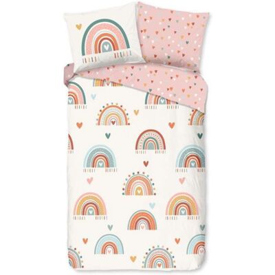 EASY DORT Parure de lit 100x135 cm kids Good Morning no.33032 Rose - Publicité EASY DORT Parure de lit 100x135 cm kids Good Morning no.33032 Rose - Publicité
