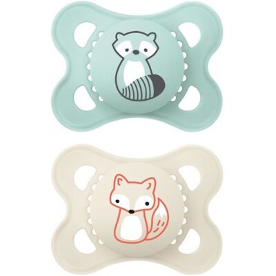 Sucettes Mam Original Silicone 2-6 Mois - Lot de 2 avec Boîte de Stérilisation - Publicité Sucettes Mam Original Silicone 2-6 Mois - Lot de 2 avec Boîte de Stérilisation - Publicité