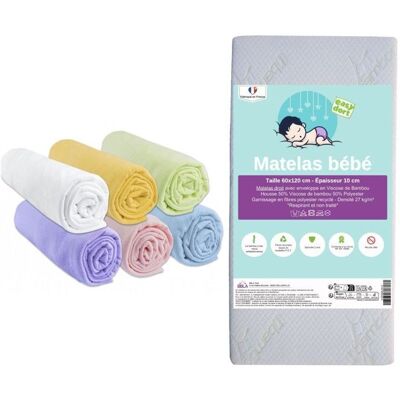 Easy Dort - Matelas 60x120 - viscose bambou - 60x120 - Mattress - Publicité Easy Dort - Matelas 60x120 - viscose bambou - 60x120 - Mattress - Publicité