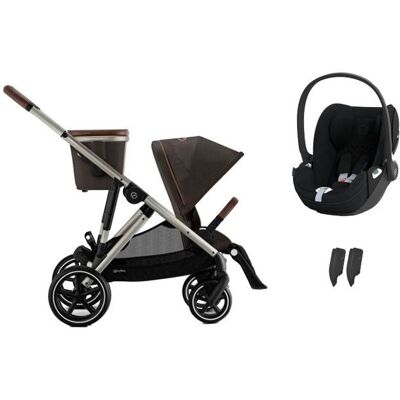 CYBEX - Poussette Duo Gazelle S + Cloud T I-size Chocolate Brown Marron - Publicité CYBEX - Poussette Duo Gazelle S + Cloud T I-size Chocolate Brown Marron - Publicité
