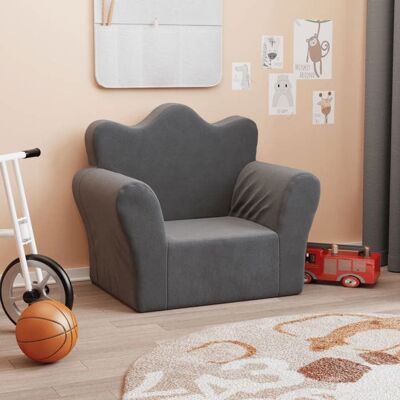 vidaXL Canapé pour Enfants Siège avec Accoudoirs Fauteuil avec Dossier pour Tout-Petits Meuble de Chambre Salon 357042 Gris - Publicité vidaXL Canapé pour Enfants Siège avec Accoudoirs Fauteuil avec Dossier pour Tout-Petits Meuble de Chambre Salon 357042 Gris - Publicité
