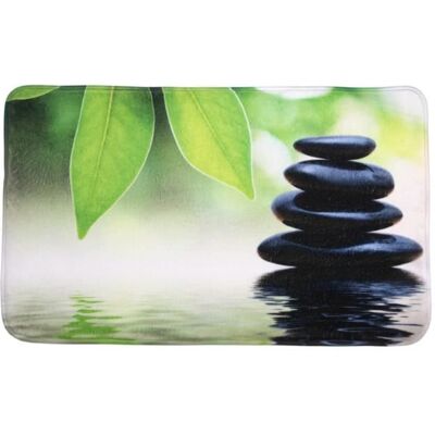 Tapis de bain Harmony vert Sanilo - Tapis de bain - Publicité Tapis de bain Harmony vert Sanilo - Tapis de bain - Publicité