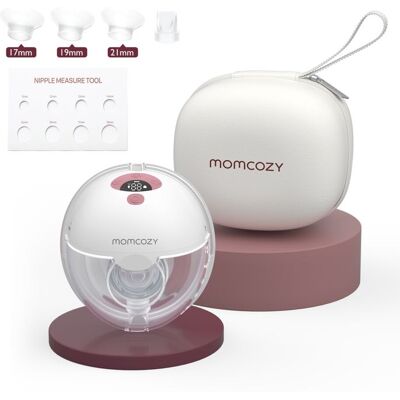 Momcozy M5 Tire-lait Mains Libres Tire Lait Portable avec 5 Tailles Rouge - Publicité Momcozy M5 Tire-lait Mains Libres Tire Lait Portable avec 5 Tailles Rouge - Publicité