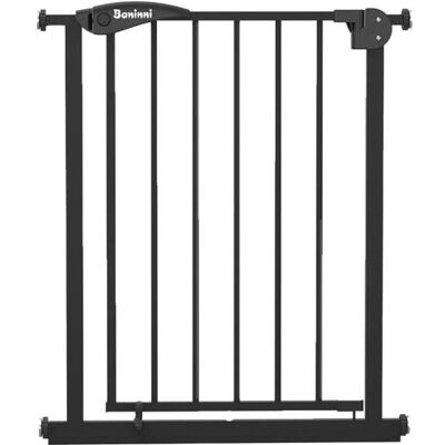 Baninni Barrière à Sécurité Fina Noir - 67 cm à 75 cm Noir - Publicité Baninni Barrière à Sécurité Fina Noir - 67 cm à 75 cm Noir - Publicité