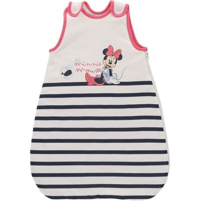 DISNEY - Gigoteuse bébé Disney Minnie marinière - 100% Coton - Blanc Blanc - Publicité DISNEY - Gigoteuse bébé Disney Minnie marinière - 100% Coton - Blanc Blanc - Publicité