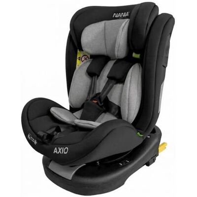 NANIA Siège auto AXIO Pivotant 360° I-Size 40-150 cm - Evolutif dès la naissance jusquà 12 ans environ -Fixations isofix Noir - Publicité NANIA Siège auto AXIO Pivotant 360° I-Size 40-150 cm - Evolutif dès la naissance jusquà 12 ans environ -Fixations isofix Noir - Publicité