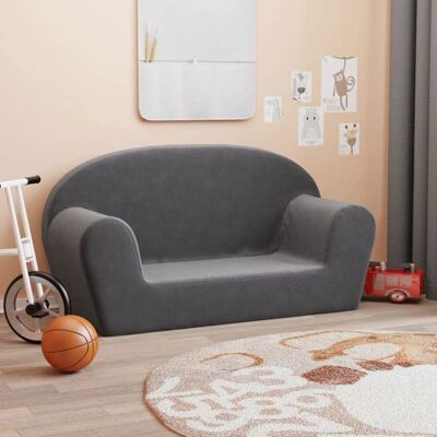 vidaXL Canapé pour Enfants 2 Places Mini-canapé avec Housse Amovible Canapé pour Tout-petits Meuble de Chambre dEnfant 356988 Gris - Publicité vidaXL Canapé pour Enfants 2 Places Mini-canapé avec Housse Amovible Canapé pour Tout-petits Meuble de Chambre dEnfant 356988 Gris - Publicité