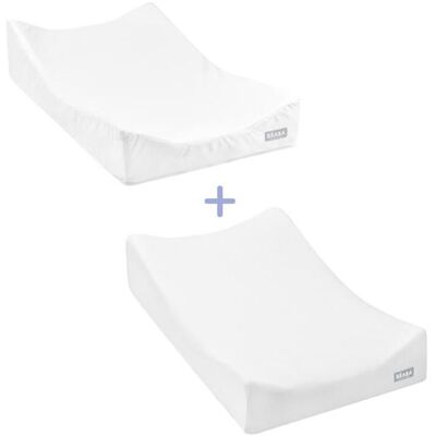 BEABA - Matelas Sofalange + housse éponge offerte Blanc - Publicité BEABA - Matelas Sofalange + housse éponge offerte Blanc - Publicité
