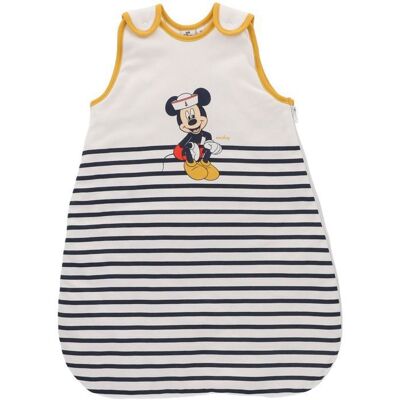 DISNEY - Gigoteuse bébé Disney Mickey marinière - 100% Coton - Blanc Blanc - Publicité DISNEY - Gigoteuse bébé Disney Mickey marinière - 100% Coton - Blanc Blanc - Publicité