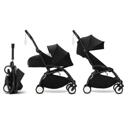 STOKKE - Poussette Yoyo 3 Pack 0 Et 6 Noir Cadre Noir Stokke Noir - Publicité STOKKE - Poussette Yoyo 3 Pack 0 Et 6 Noir Cadre Noir Stokke Noir - Publicité